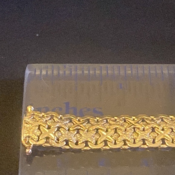 Bracelet “Star” unisex design for women and men Solid pure Gold 21.7 gr 14K - Picture 11 of 13